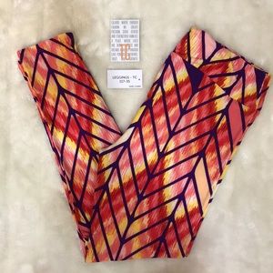 purple pink red yellow [LuLaRoe] TC leggings